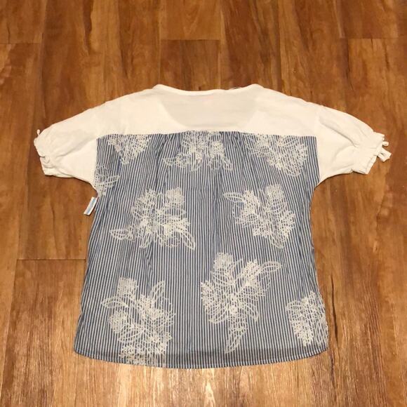 Joe Fresh Blue and White Top Size Small - Picture 1 of 5
